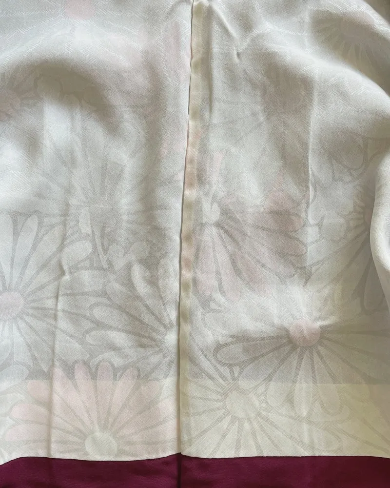 Iris Embroidered Haori Kimono Jacket