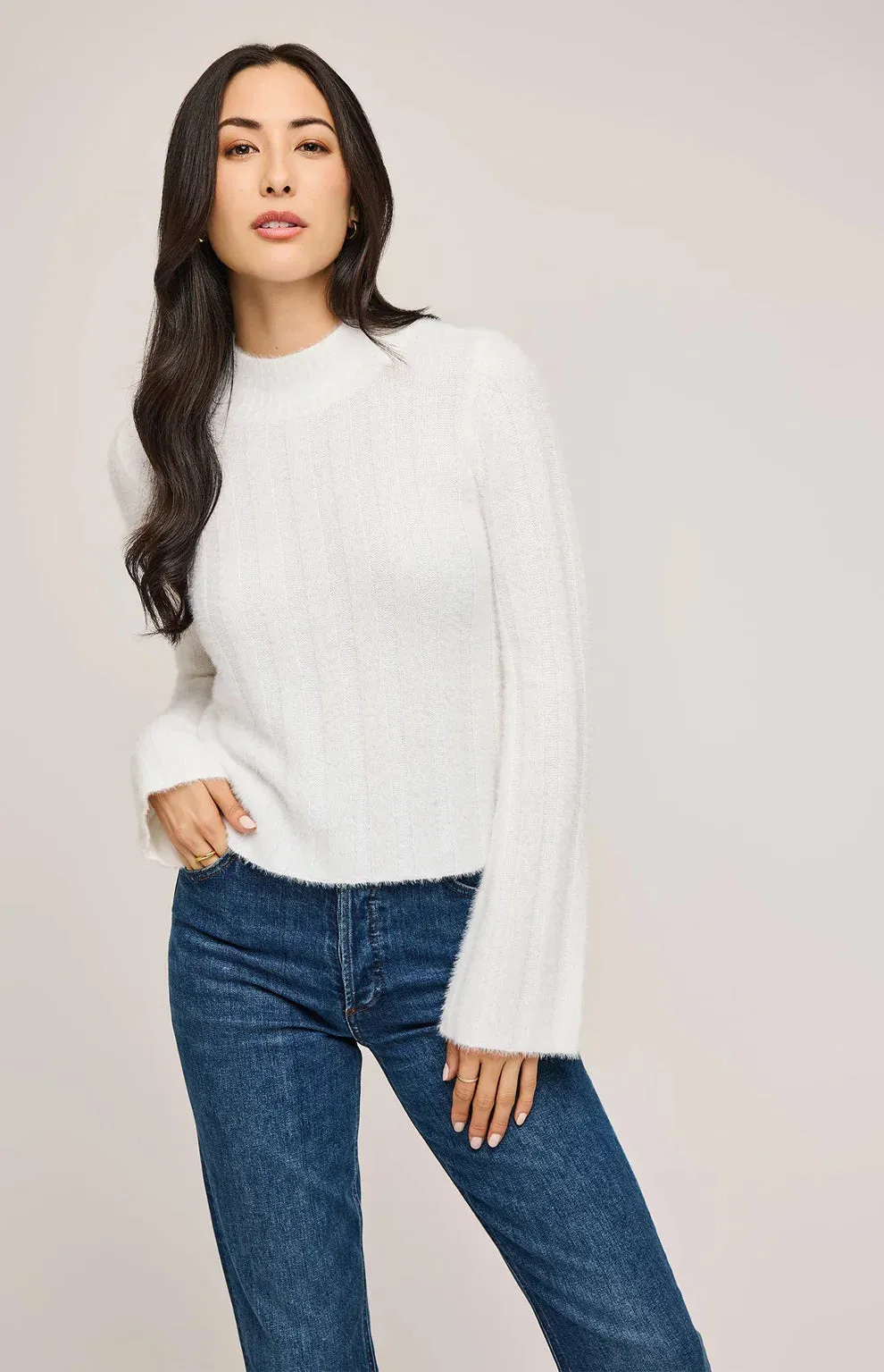 Jace Sweater-White