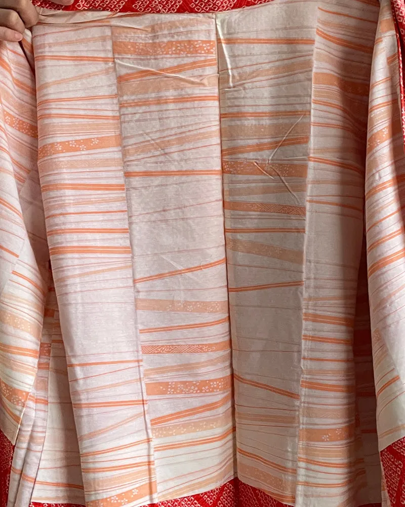 Japanese Traditional Textile Shibori Haori Kimono Jacket