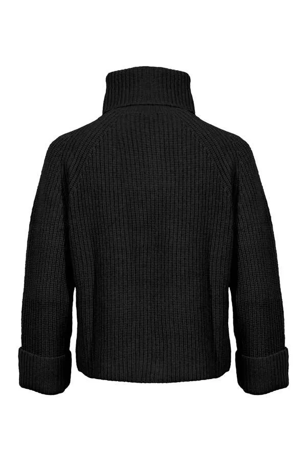 Kinross Cashmere Luxe Rib Knit Turtleneck