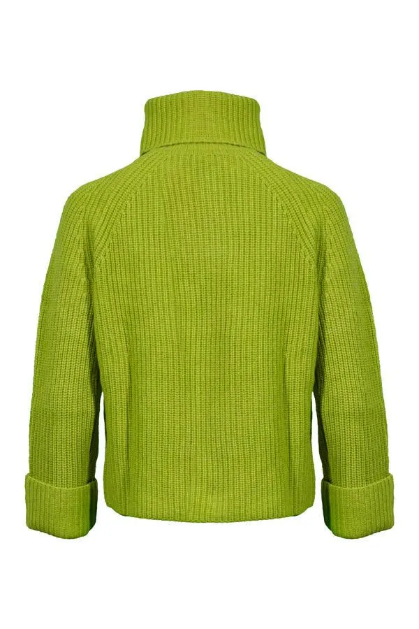 Kinross Cashmere Luxe Rib Knit Turtleneck