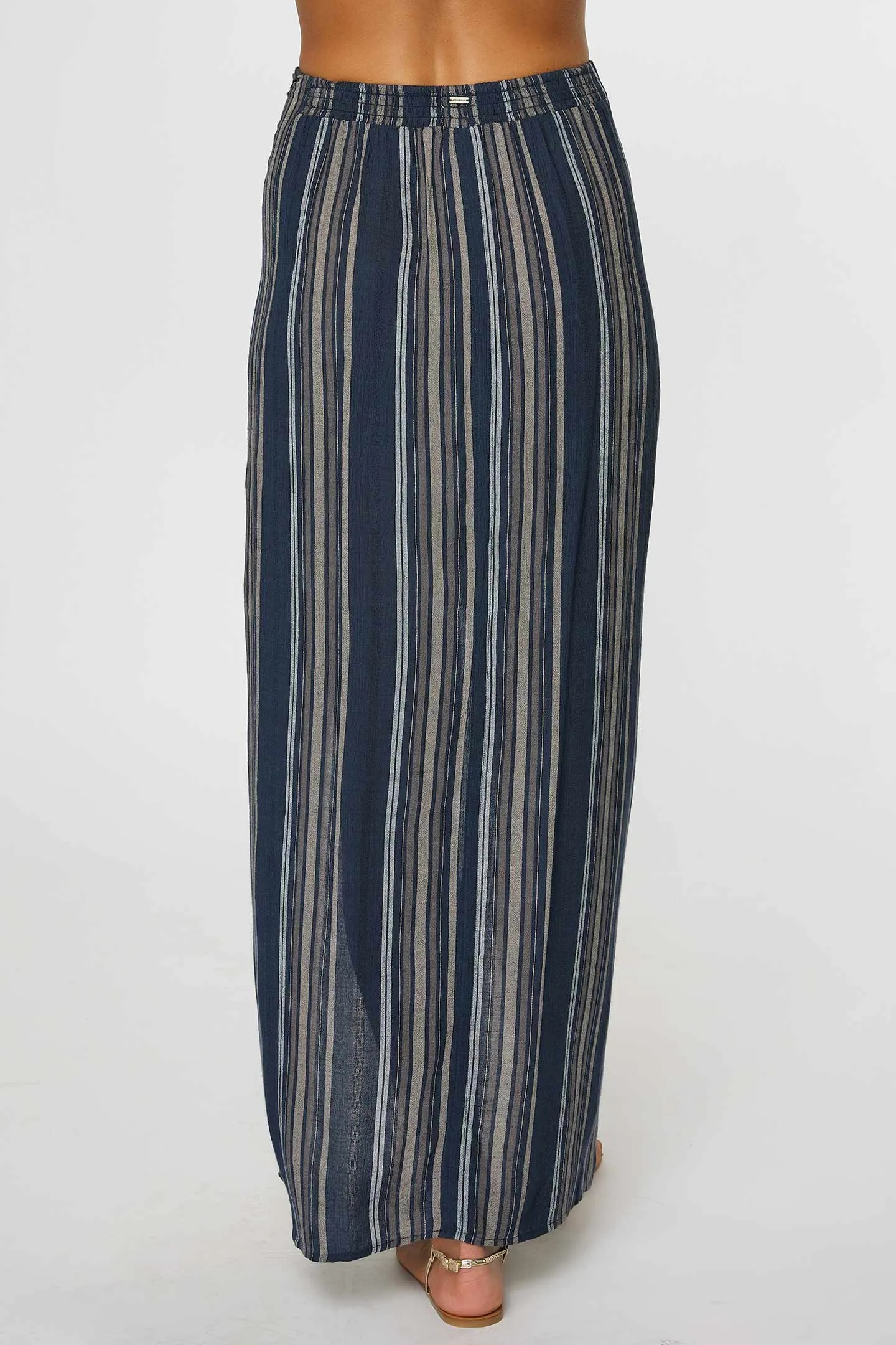 LADIES HANALEI STRIPE SKIRT COVERUP