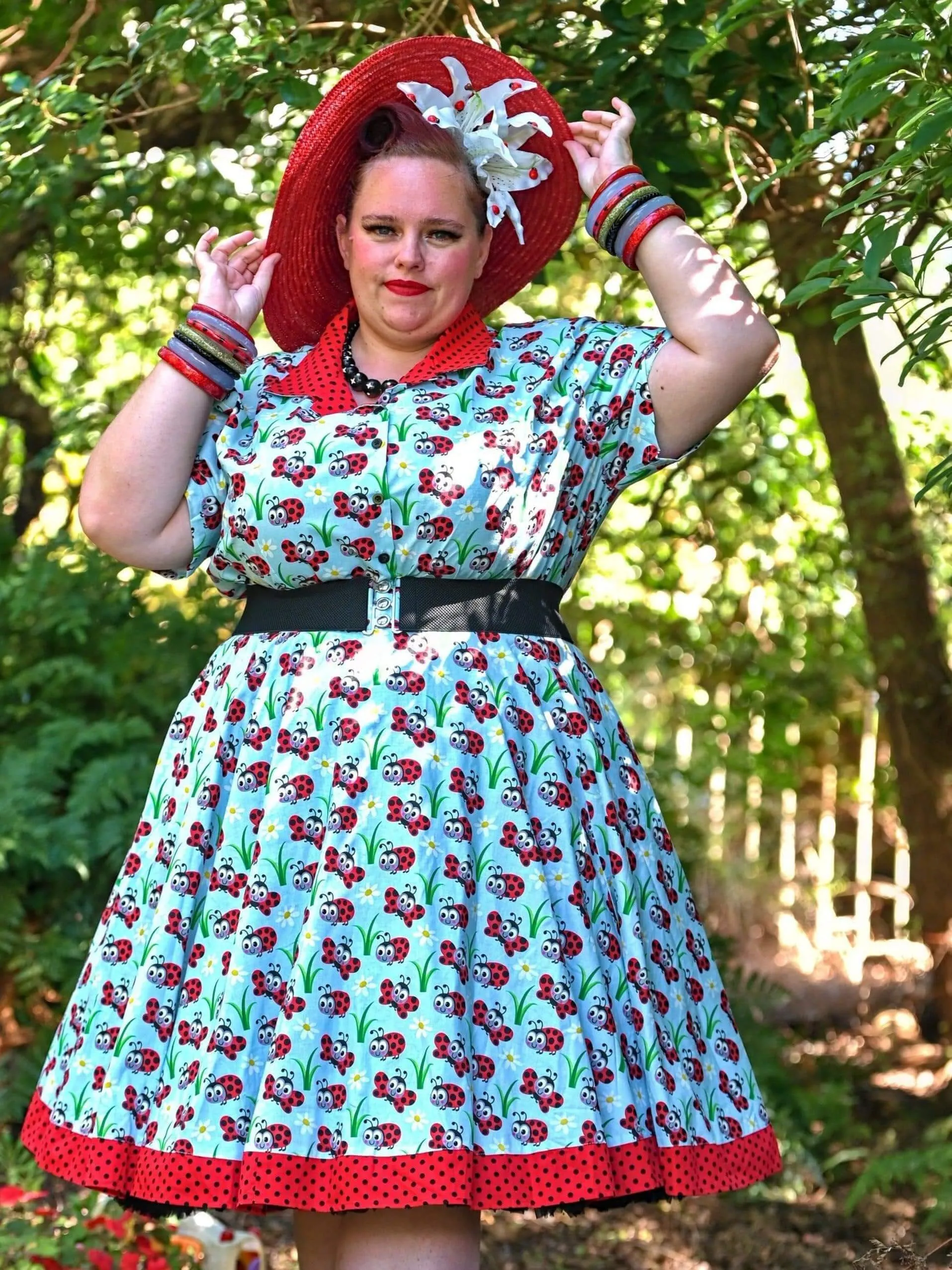 Ladybugs Retro Diner Top