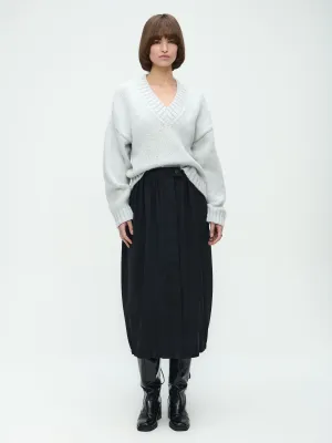 Leda Skirt  Technical Jersey | Black