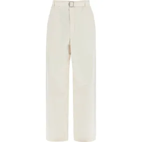 Lemaire straight-cut pants with belt