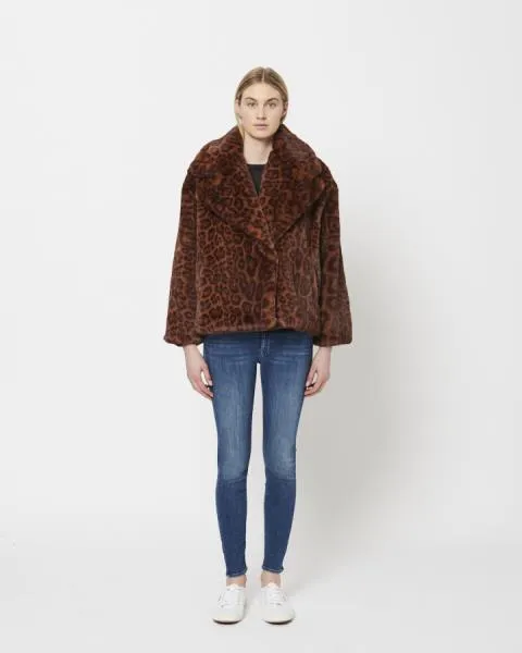 LINE Dahlia Faux Fur Jacket