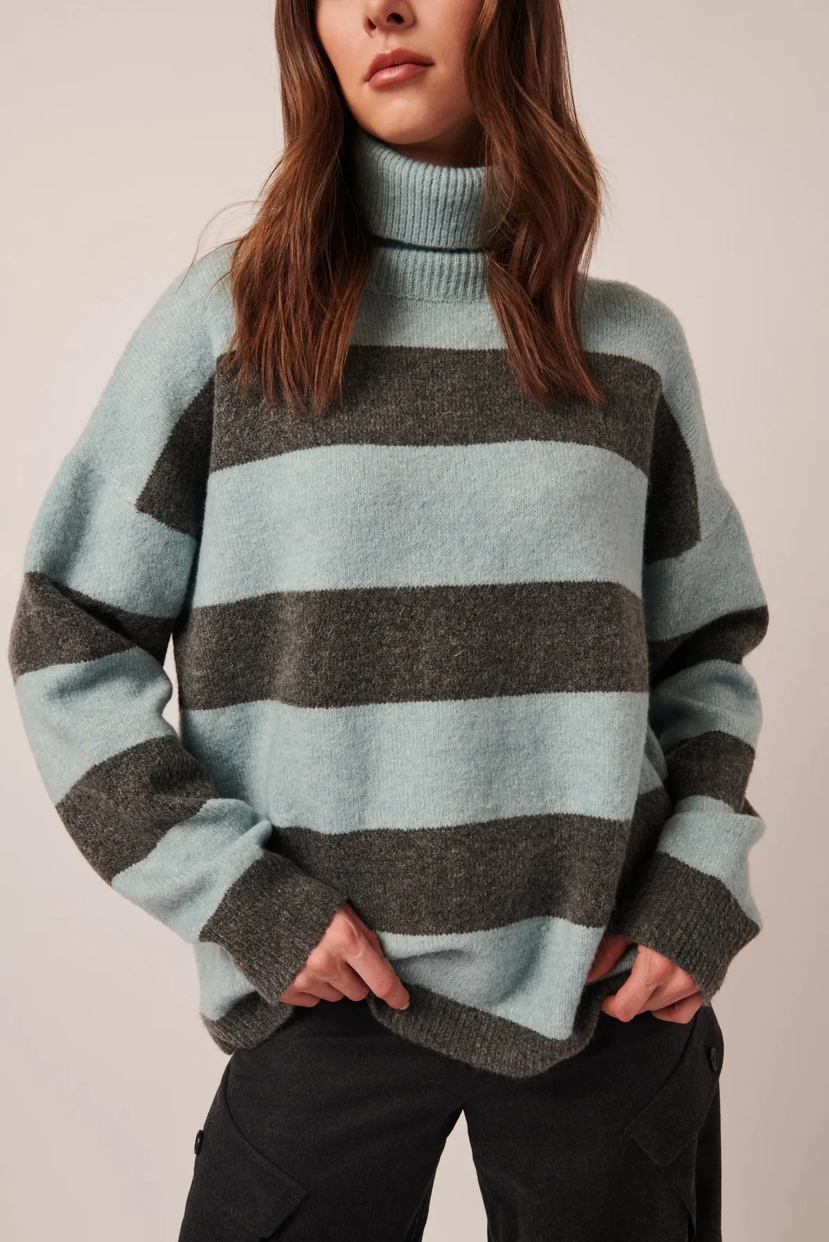 Line The Label Bronx Turtleneck Seashore