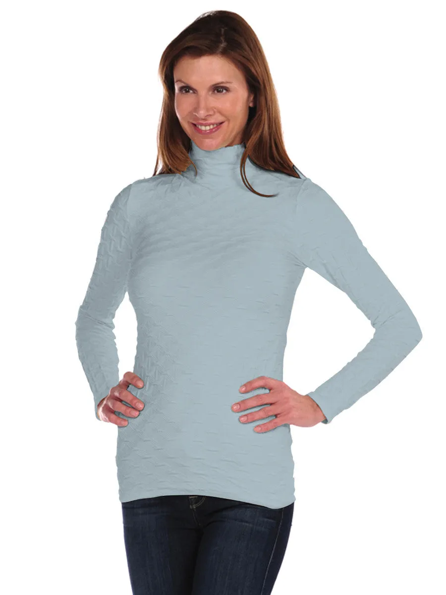 Long Sleeve Lattice Mock Neck (28MN)