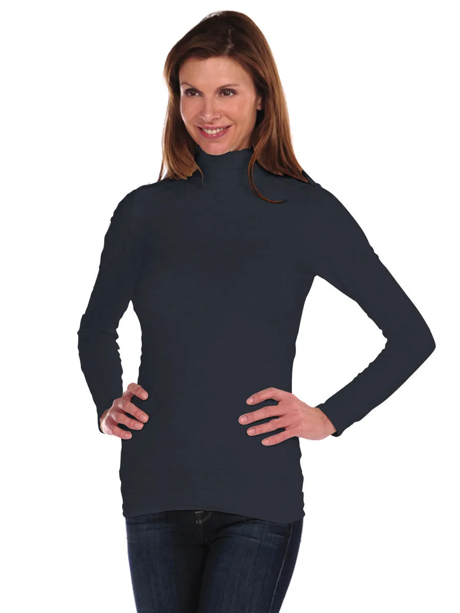 Long Sleeve Lattice Mock Neck (28MN)