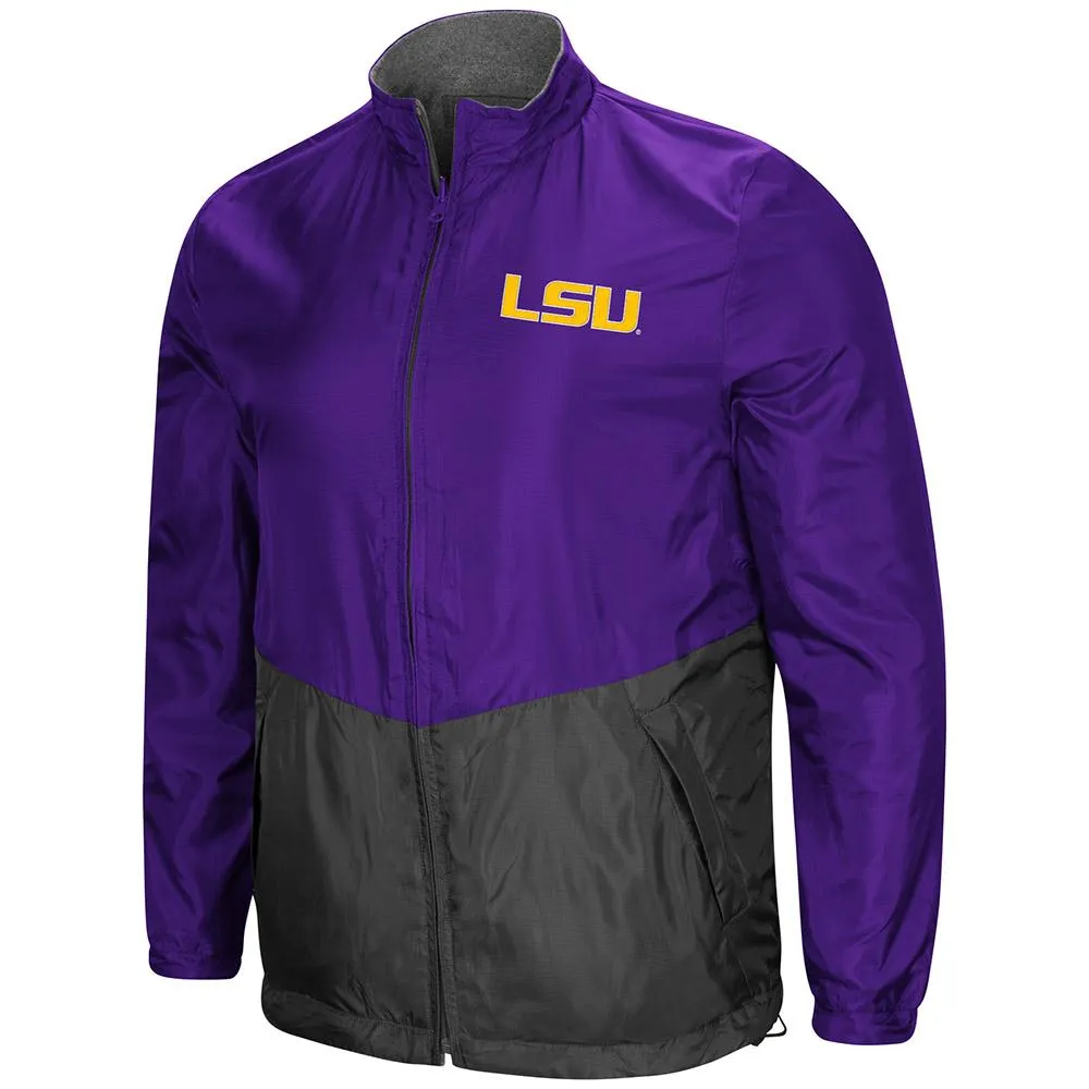 LSU Tigers "Halfback" Reversible Polar Fleece/Rain Jacket