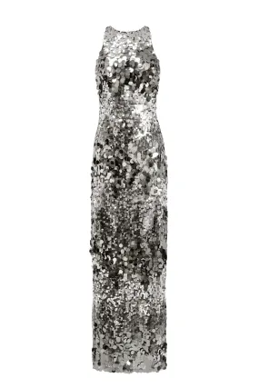 Lumière maxi dress covered in sequins