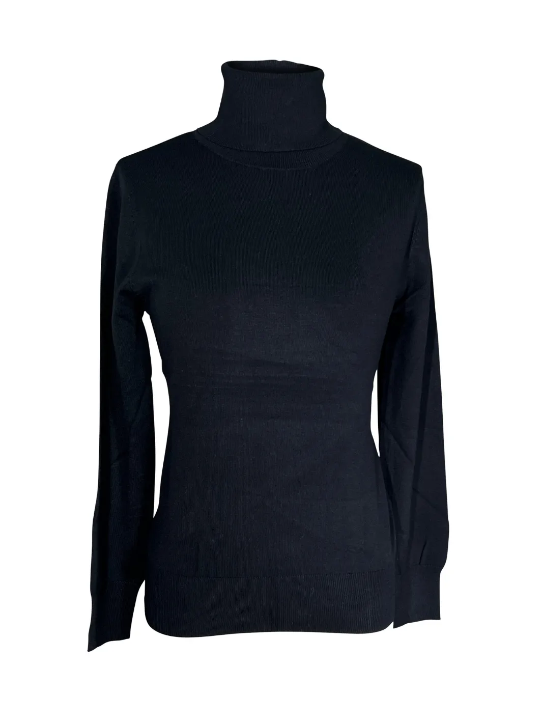 Luxe Black Turtleneck