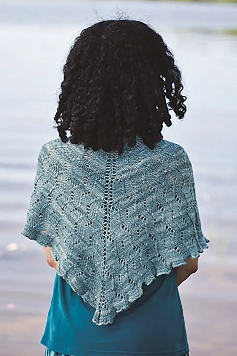 Malabrigo Book 12: Elements Patterns - Corriente Shawl - PDF Download