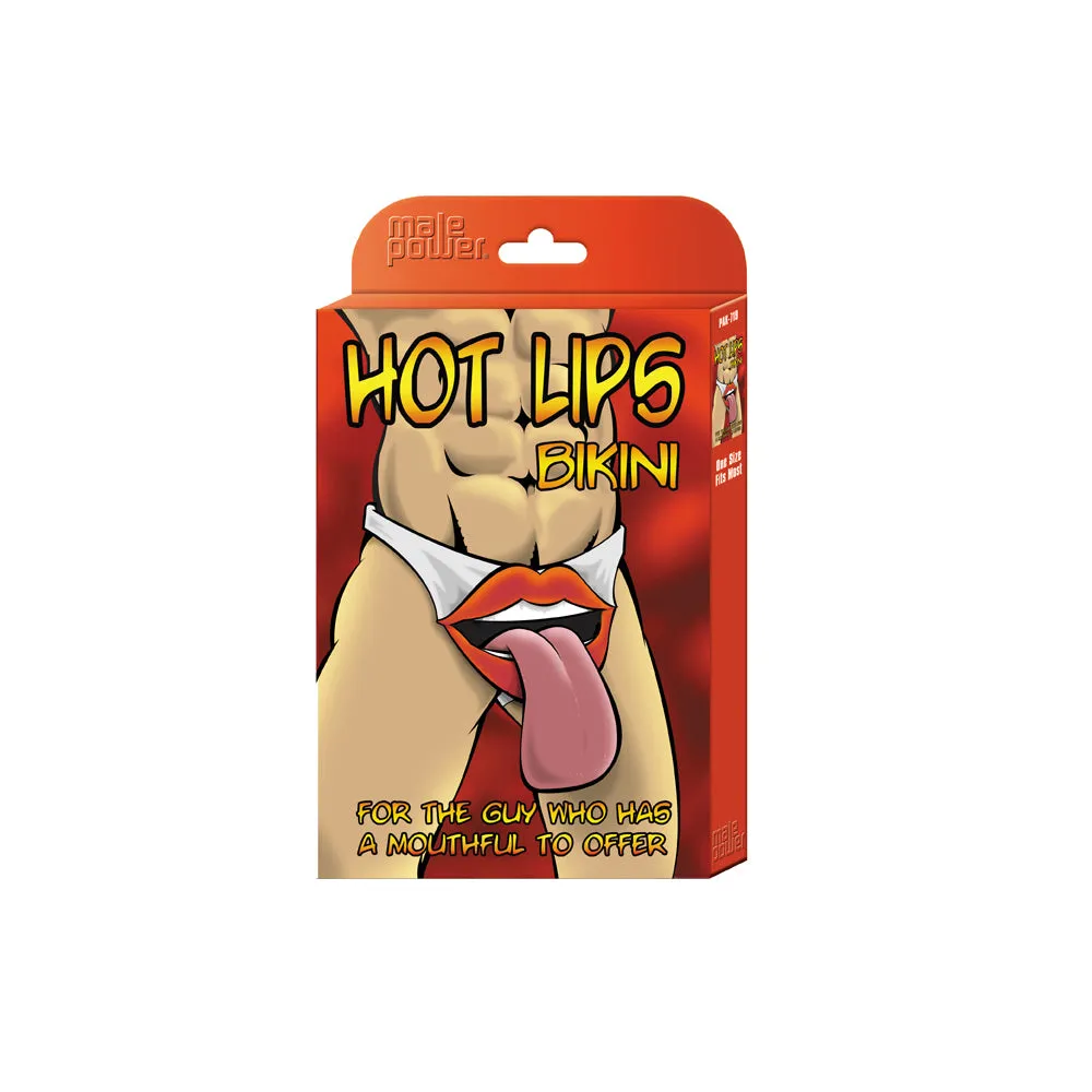 Male Power Hot Lips Bikini Underwear O/S