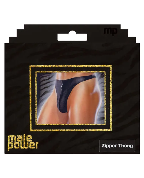 Male Power Zipper Thong