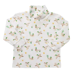 Mallard Ducks Printed Turtleneck