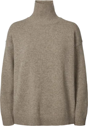 Mandie Lambswool Jumper GOTS 243975 - Stone Grey