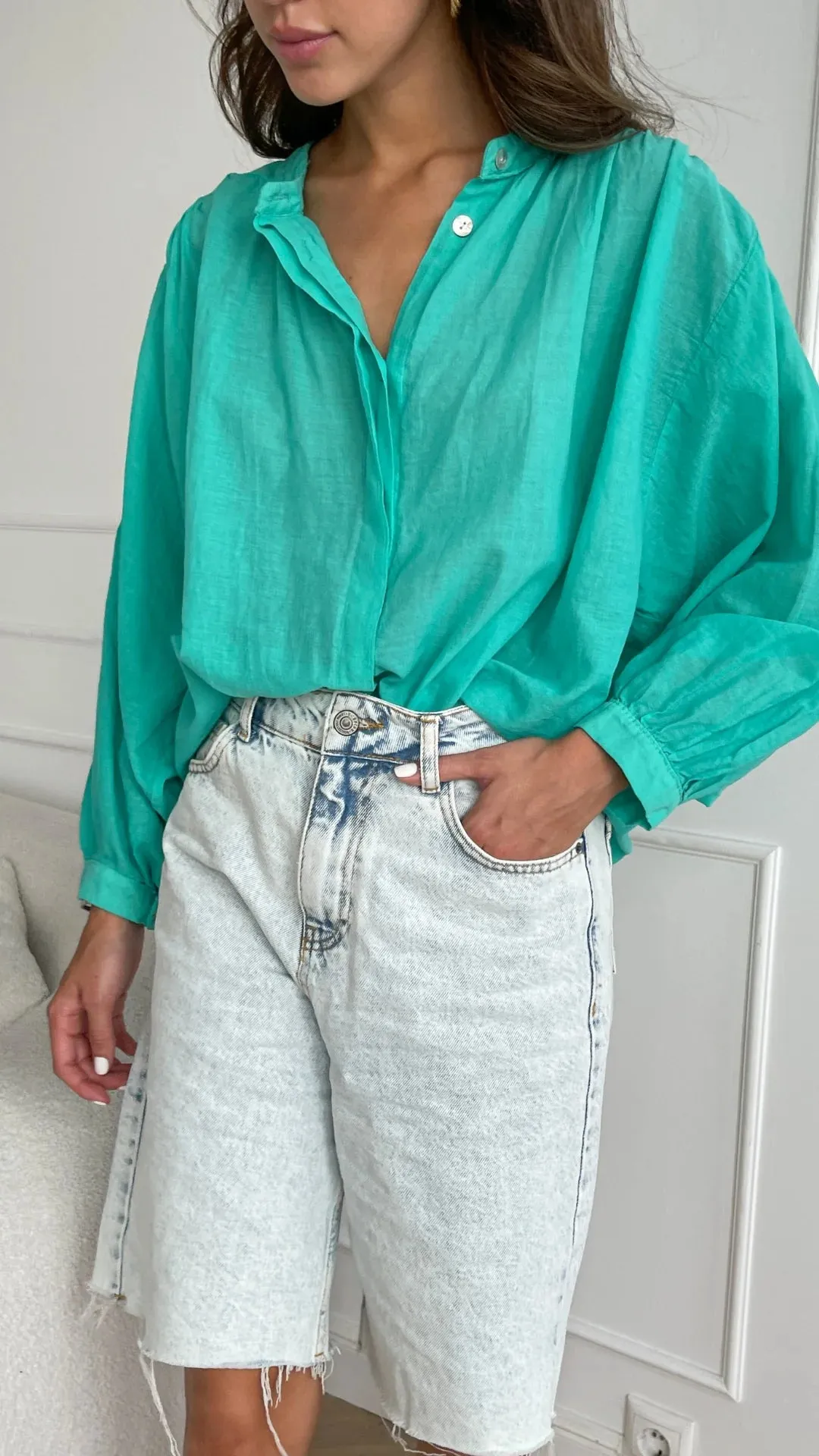 Maya | Cotton Button Up