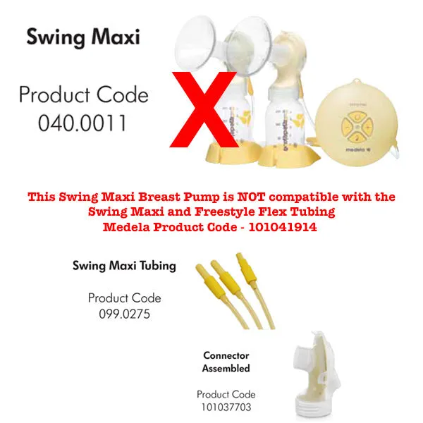 Medela Swing Maxi and Freestyle Flex Tubing