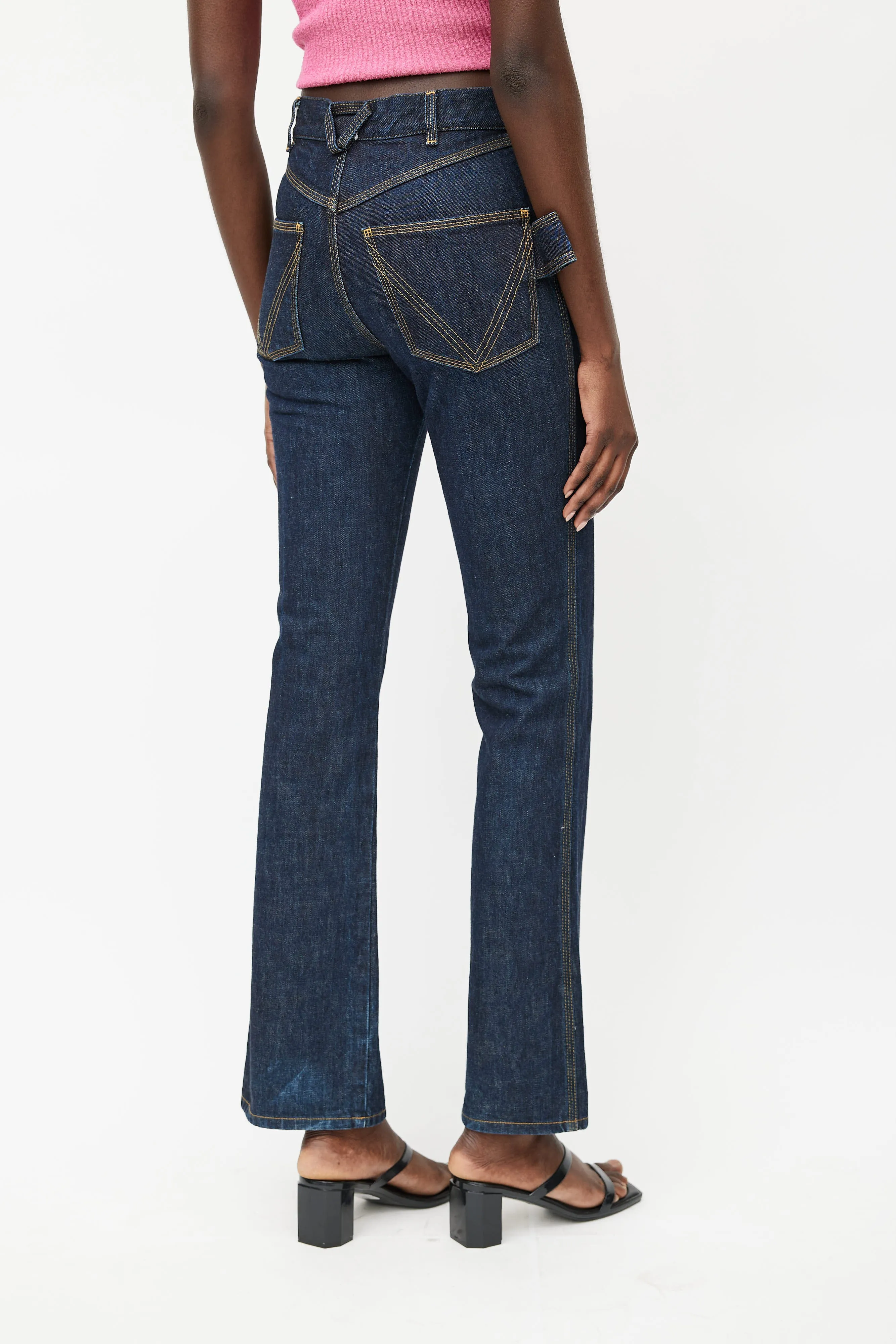 Medium Wash Flared Jeans