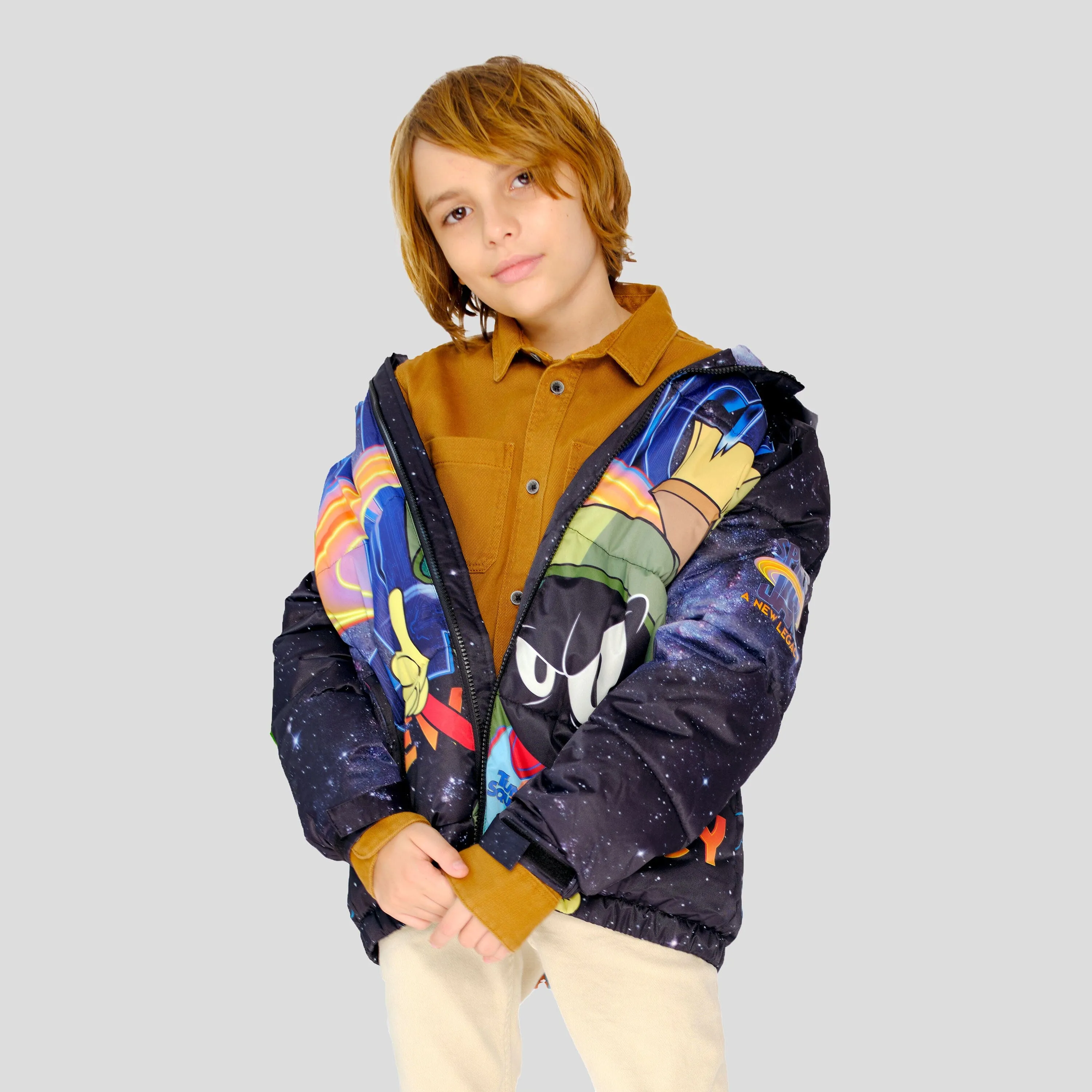 Members Only Boy's Space Jam Puffer Jacket