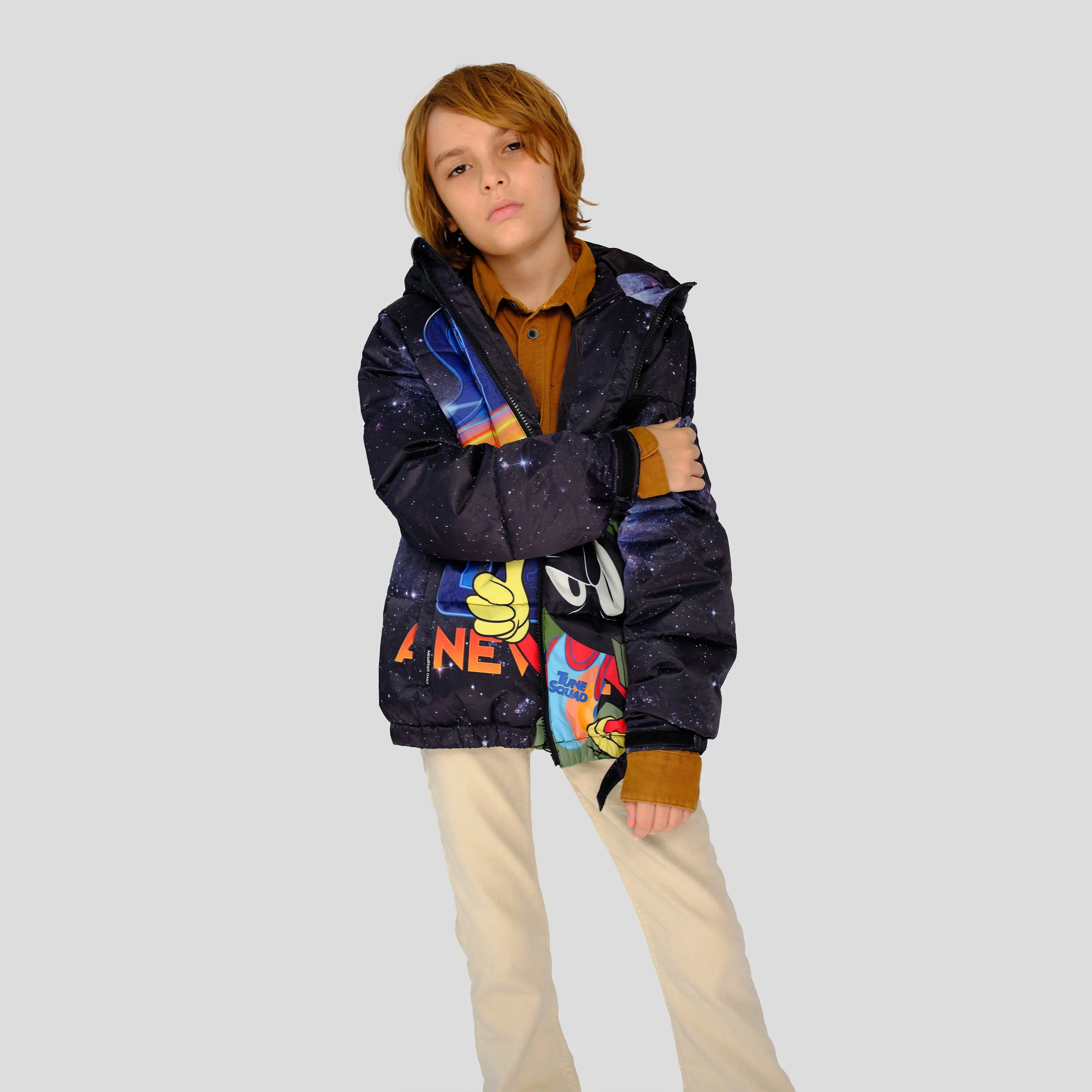 Members Only Boy's Space Jam Puffer Jacket