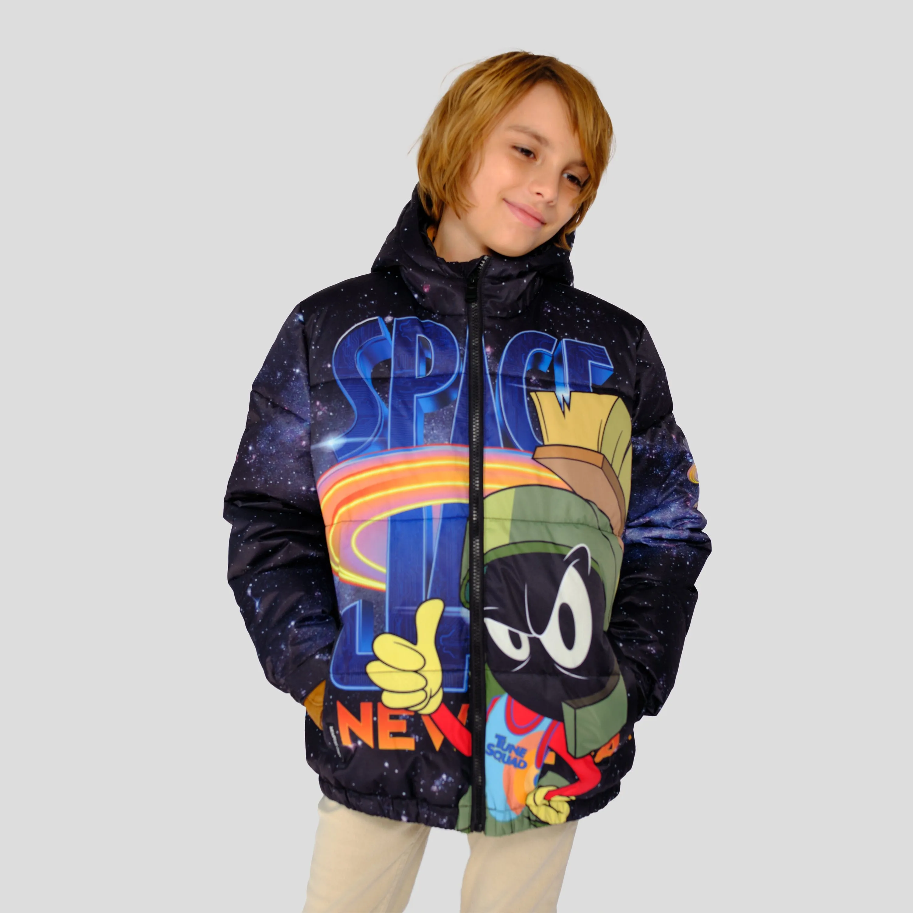 Members Only Boy's Space Jam Puffer Jacket