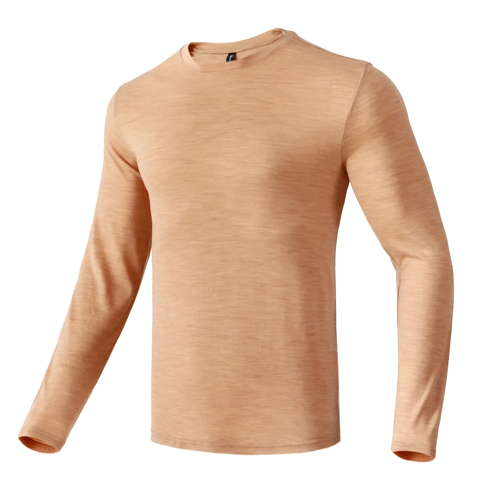 Men's Merino 160g Base Layer Top Mid Camel