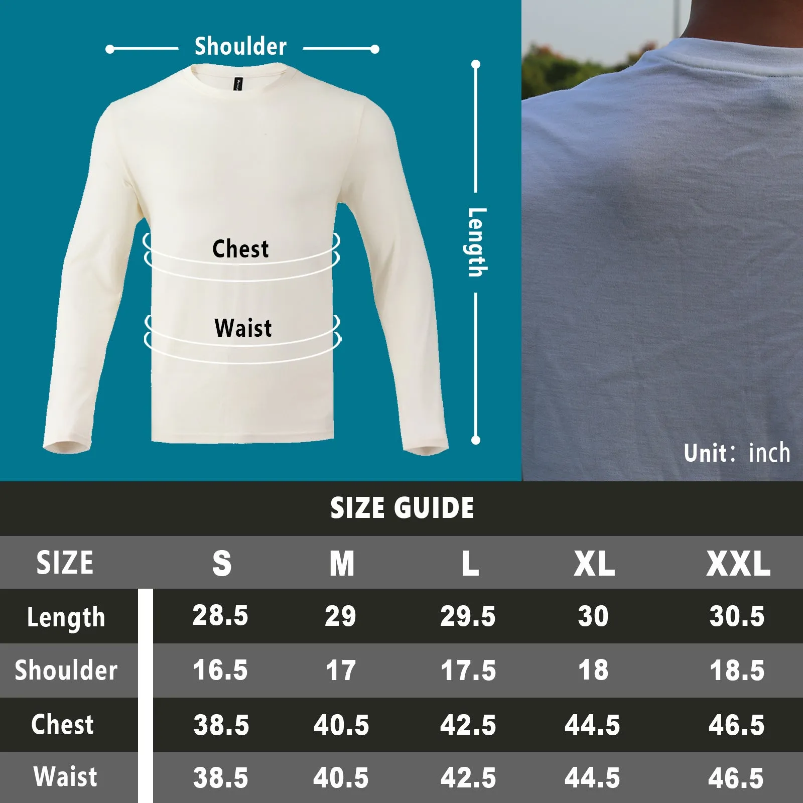 Men's Merino 160g Base Layer Top White