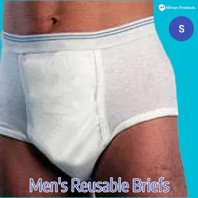 Men's Reusable Briefs- Small (Waist 30"-32")