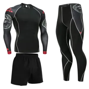 Men's Thermal Compression Underwear Set For Winter