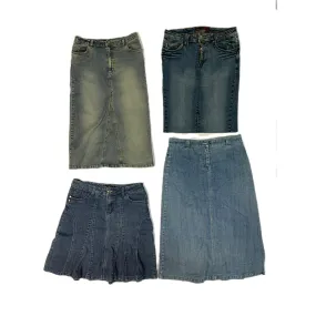 Midi & Maxi Denim Skirts Bundle(NS-095)