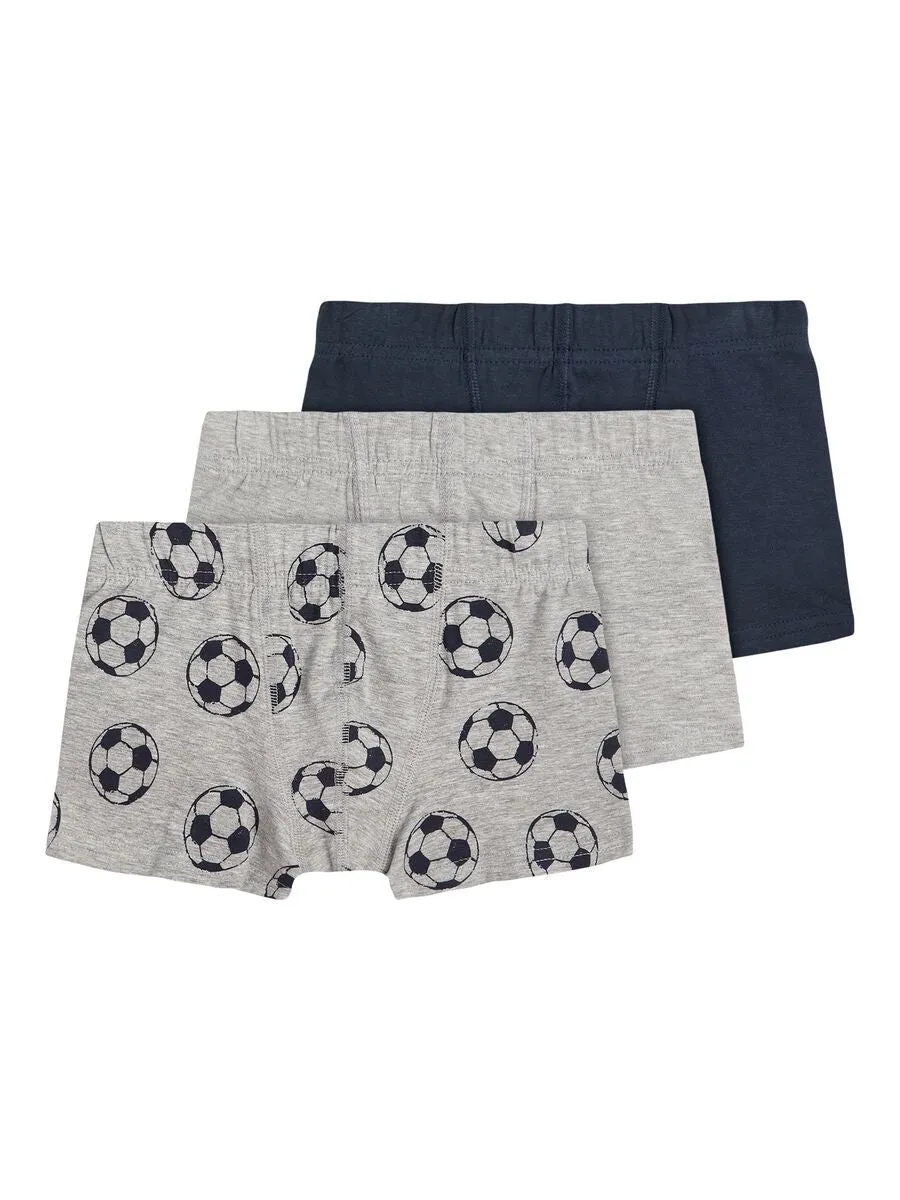 Name It NMMTIGHTS 3 Pack Boxer Shorts Football