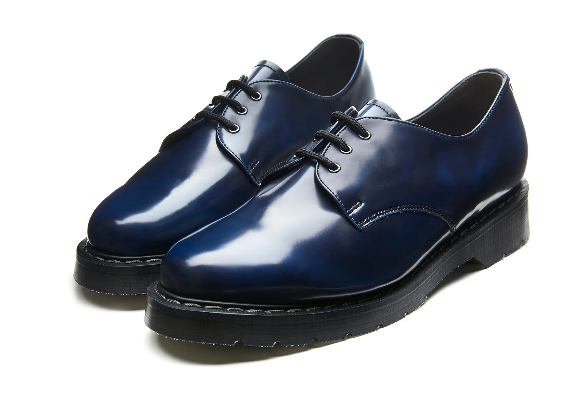 Navy Rub-Off Vegan Gibson Shoe