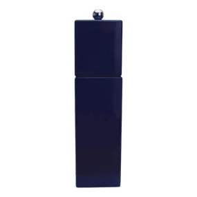 Navy Square Pillar Salt or Pepper Grinder