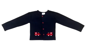 Navy Train Cardigan