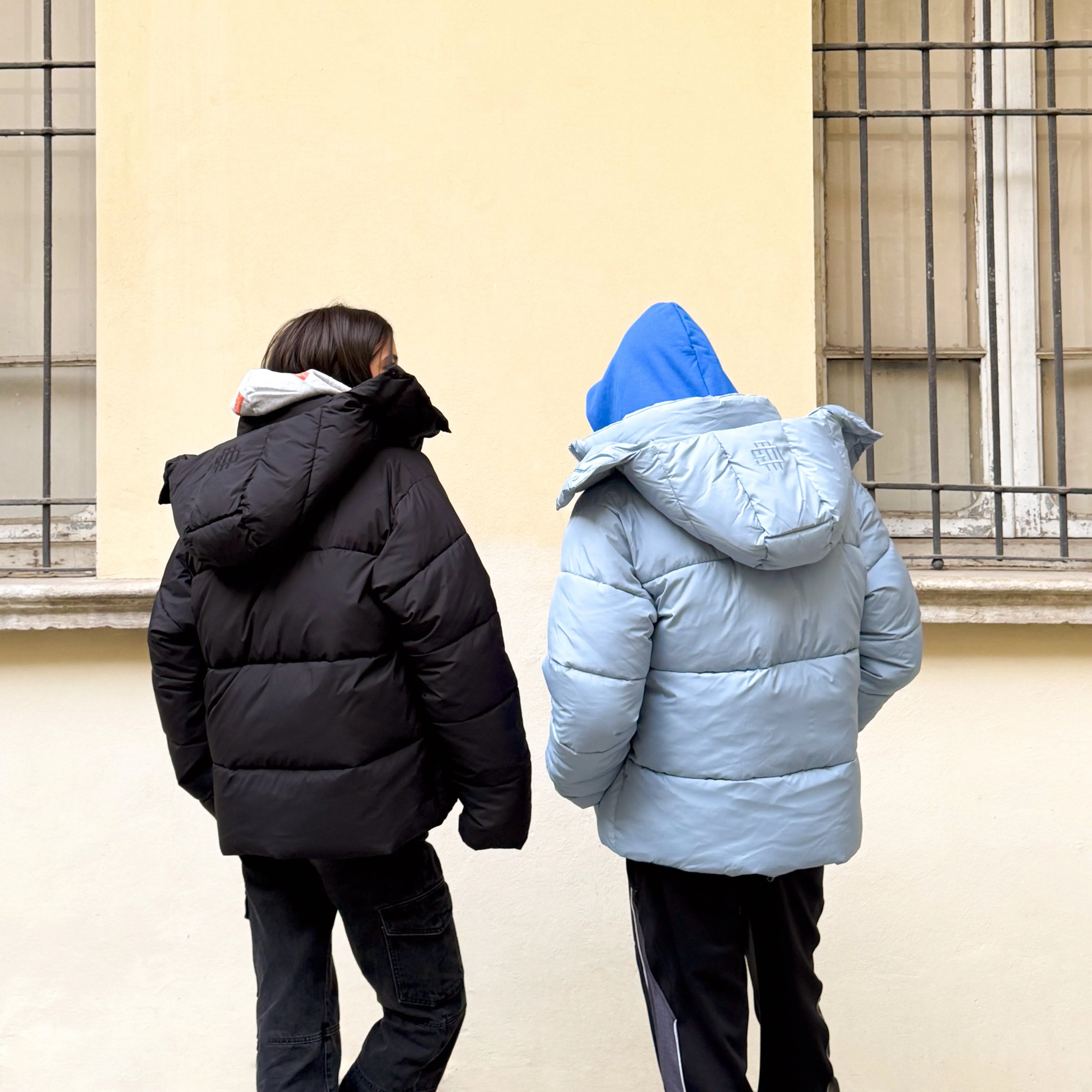 NYLON PUFFER JACKET BLACK / Garment Workshop