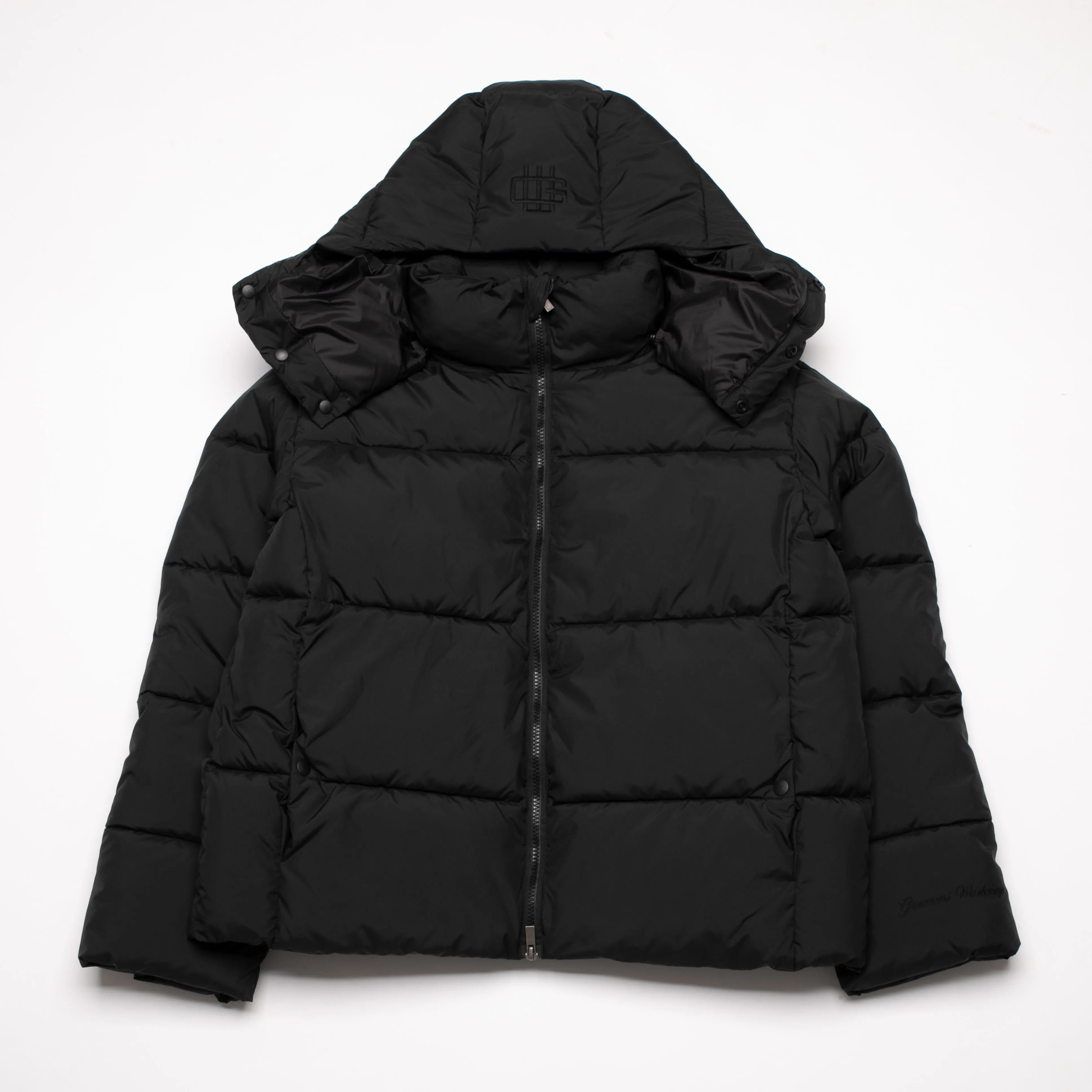 NYLON PUFFER JACKET BLACK / Garment Workshop