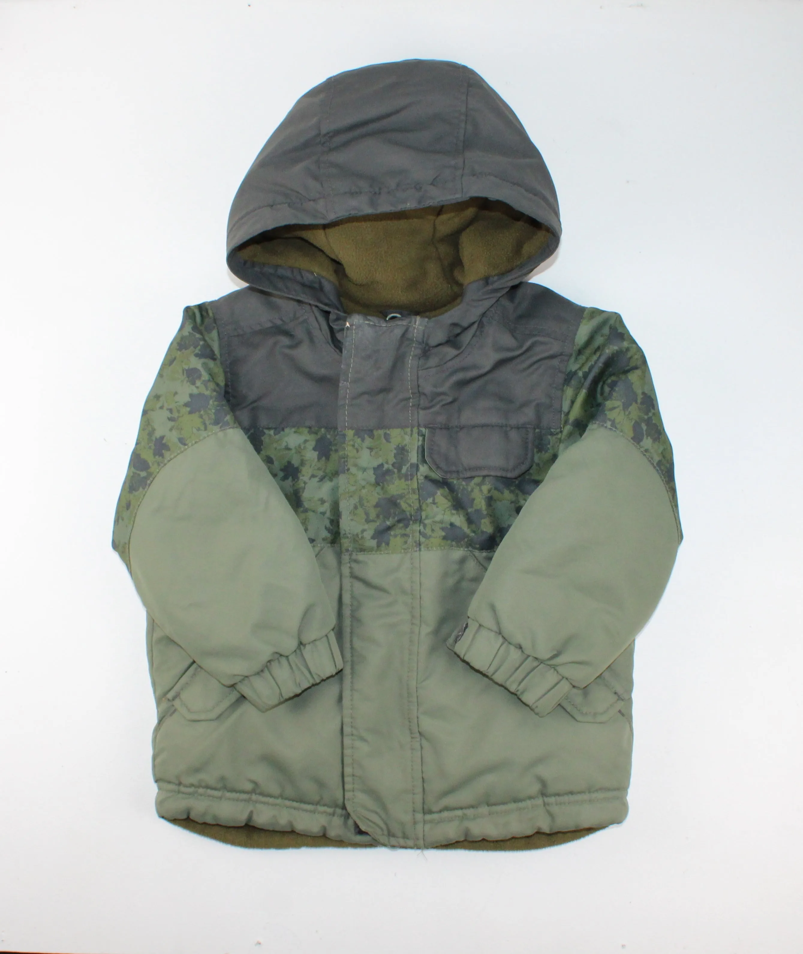 OLD NAVY GREEN WINTER COAT 3T PRE-LOVED