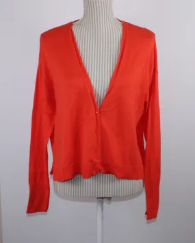 OLD NAVY THIN CORAL CARDIGAN LADIES MEDIUM PRE-LOVED