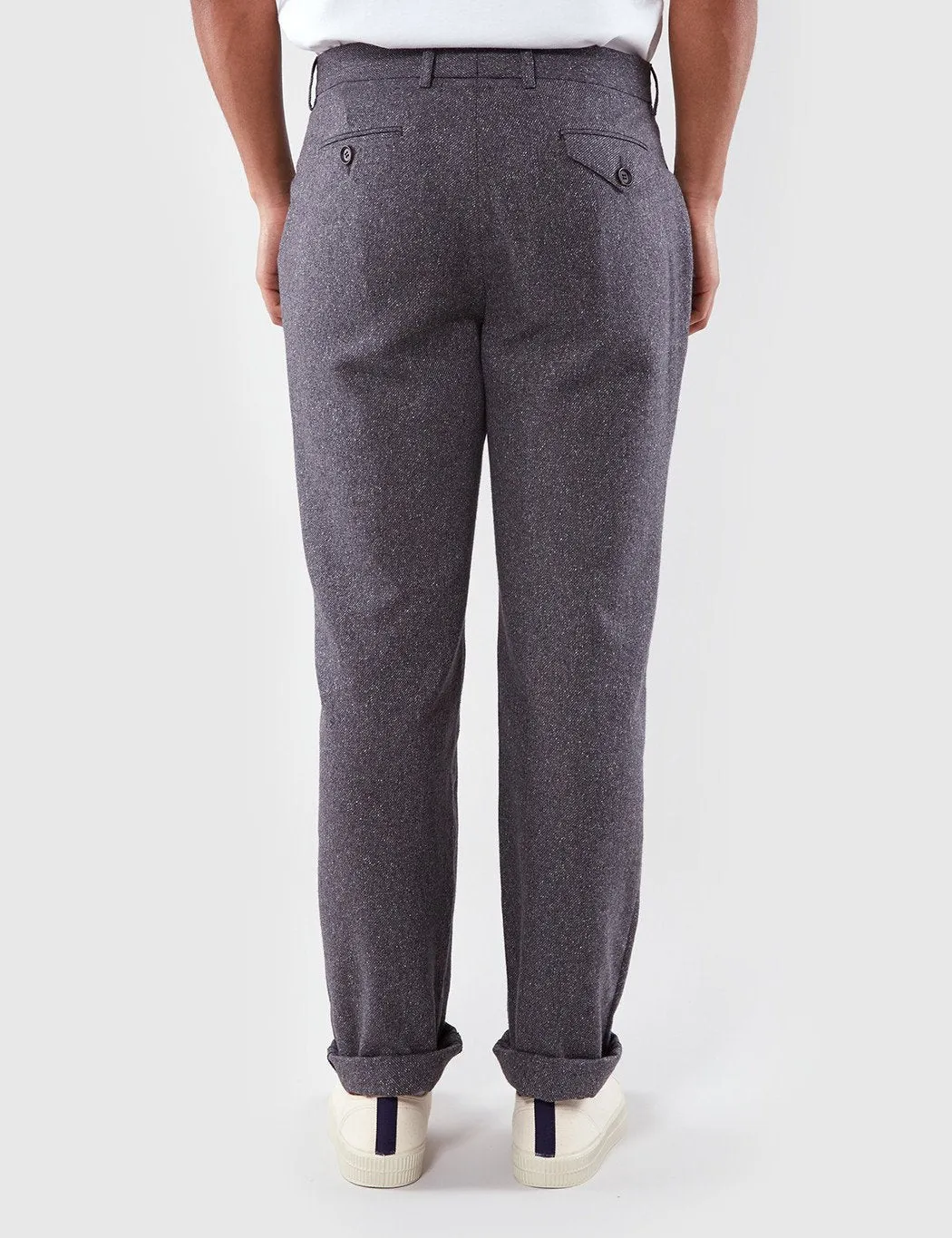 Oliver Spencer Pleat Halton Trousers - Grey