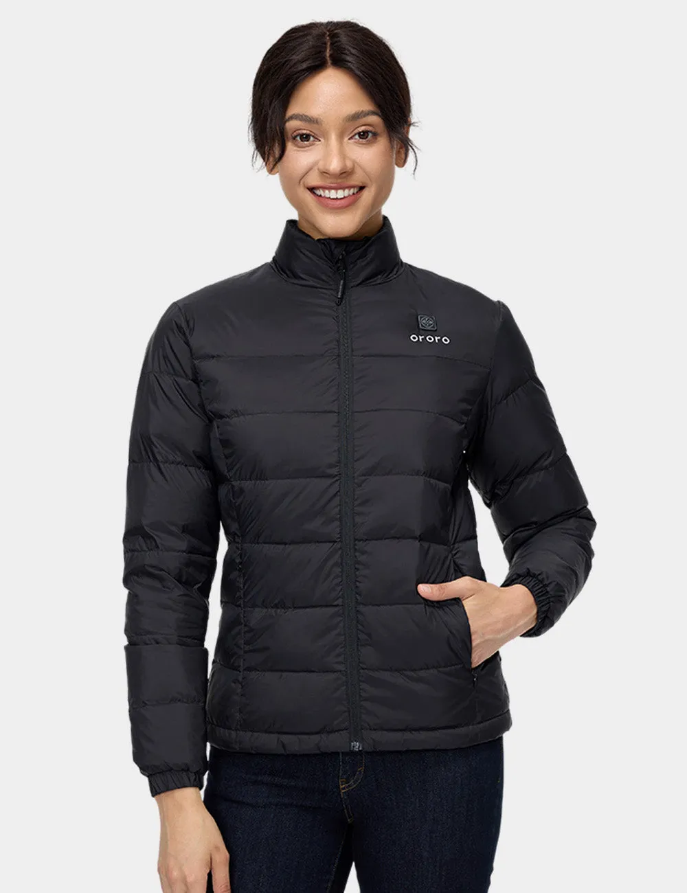 (Open-box) Women's Heated Puffer Jacket  (Battery Set Not Included)