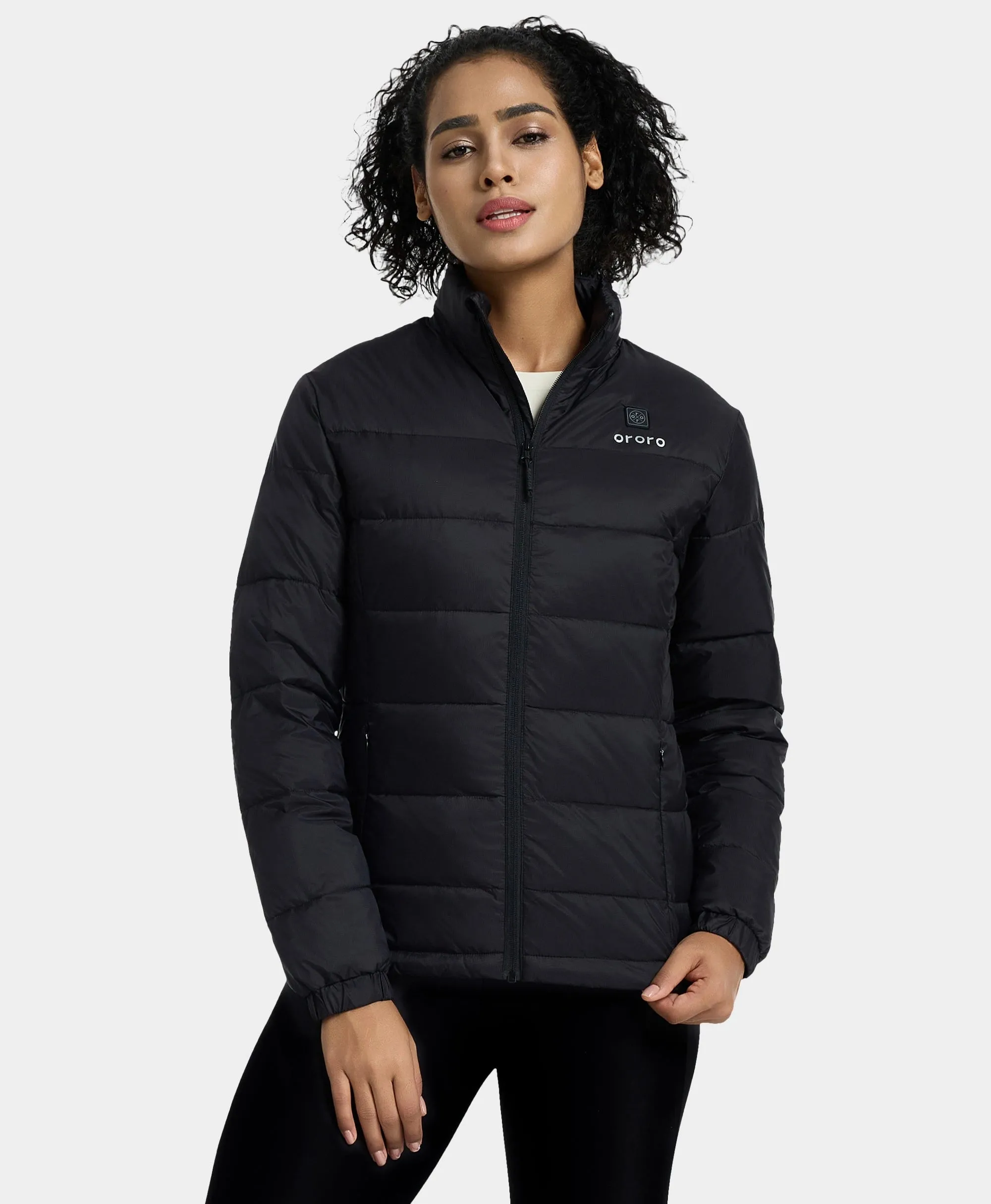 (Open-box) Women's Heated Puffer Jacket  (Battery Set Not Included)