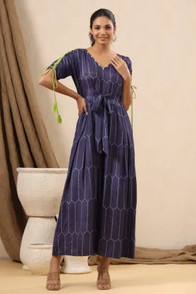 Orlando Indigo Cotton Jumpsuit