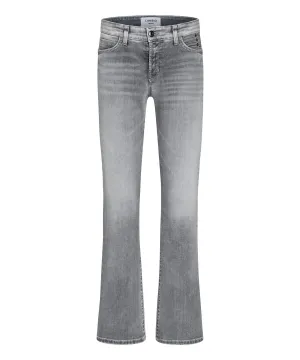 Paris Flared Grey Stone Washed Jeans