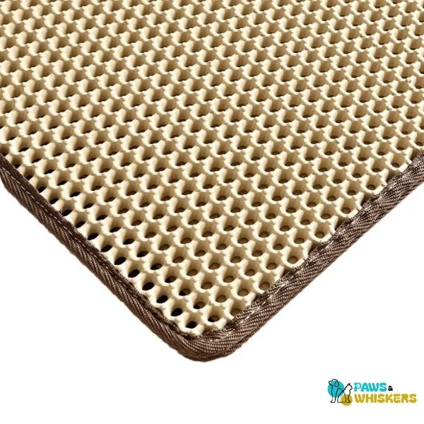 Paws & Whiskers Waterproof Cat Litter Mat Double Layer