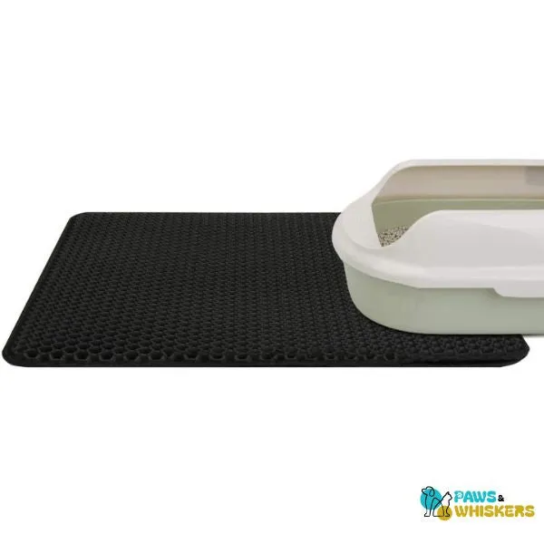 Paws & Whiskers Waterproof Cat Litter Mat Double Layer