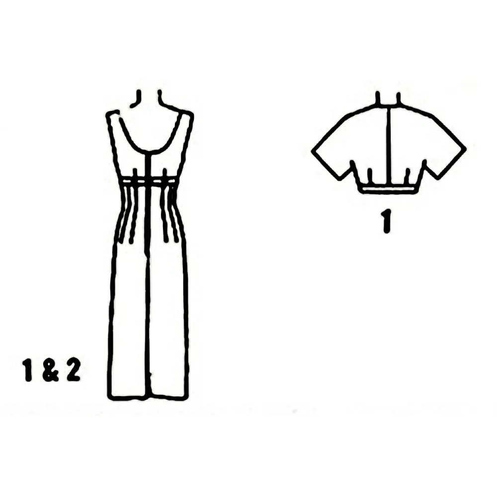 PDF - Vintage 1950s Pattern – 'Audrey' Dress, Jacket & Over skirt -  Bust 36” (91.4cm) - Instantly  Print at home