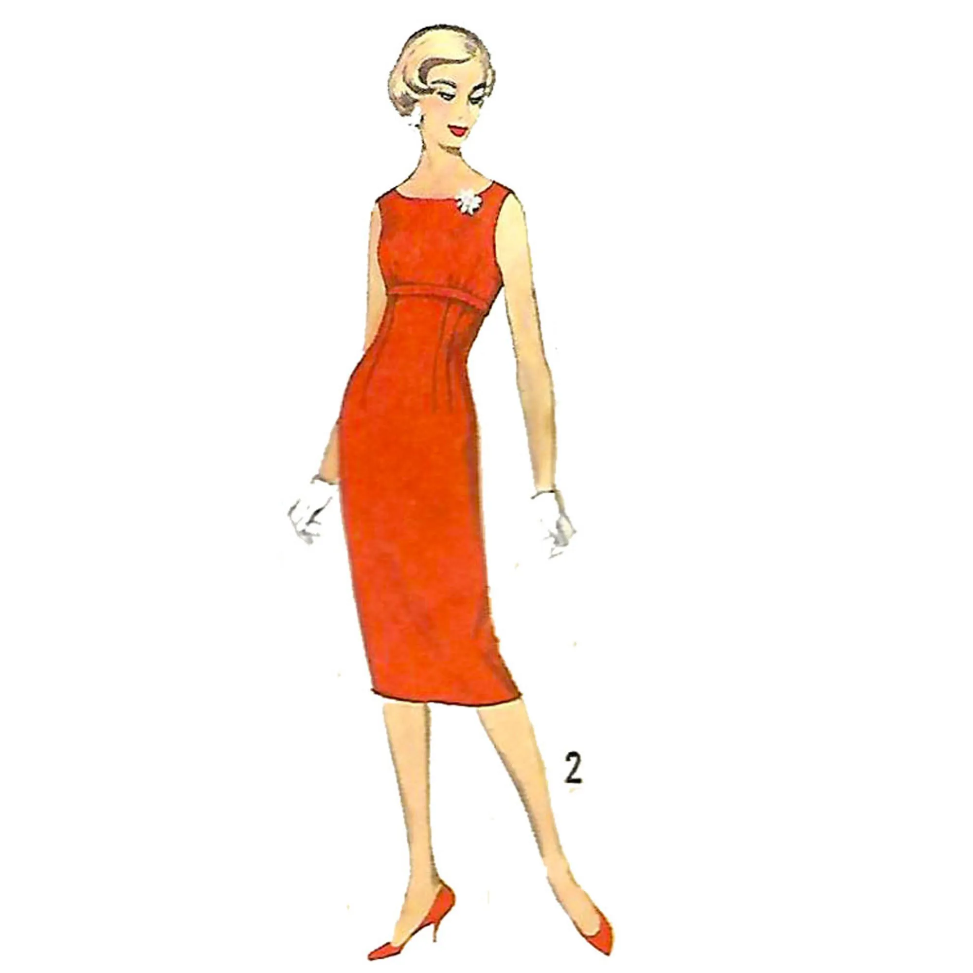 PDF - Vintage 1950s Pattern – 'Audrey' Dress, Jacket & Over skirt -  Bust 36” (91.4cm) - Instantly  Print at home