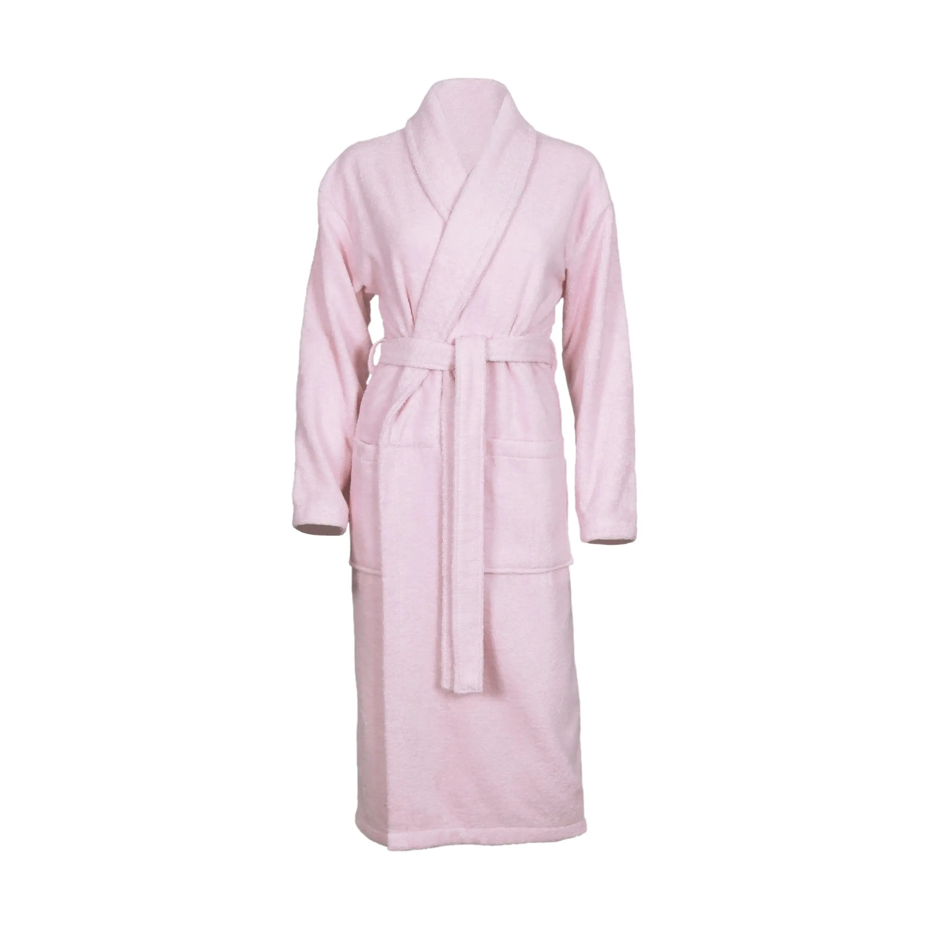 Personalised Cotton Shawl Collar Bathrobe 400gsm - Front and Back Embroidery